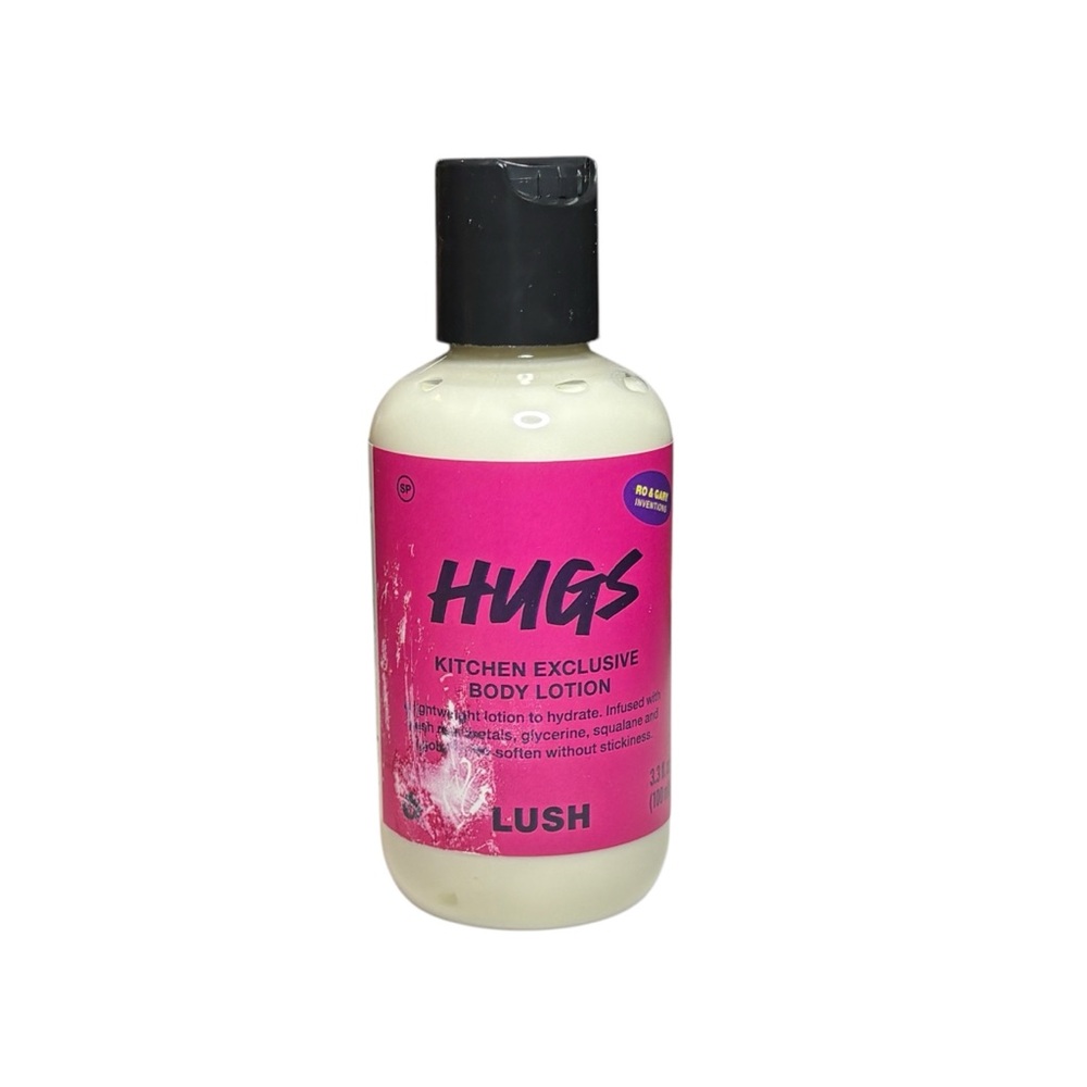 Lush Kitchen Exclusive Hugs Body Lotion Rose Squalane Jojoba Limited Edition NWT